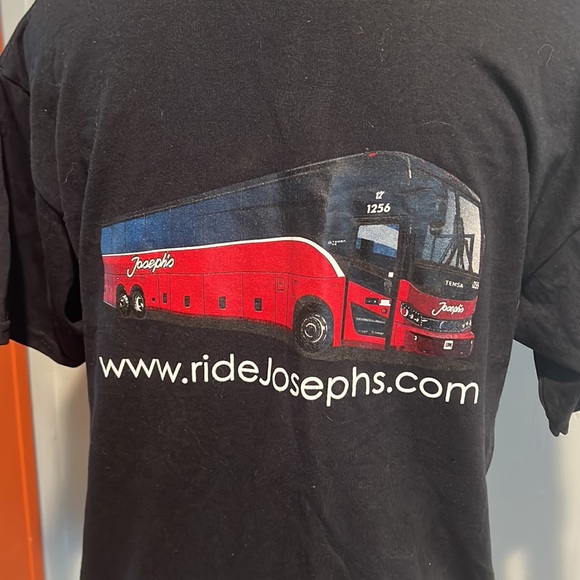 Gildan Cotton Swag T-Shirt: Joseph’s Bus & Limo Service (XL) - Picture 4 of 5